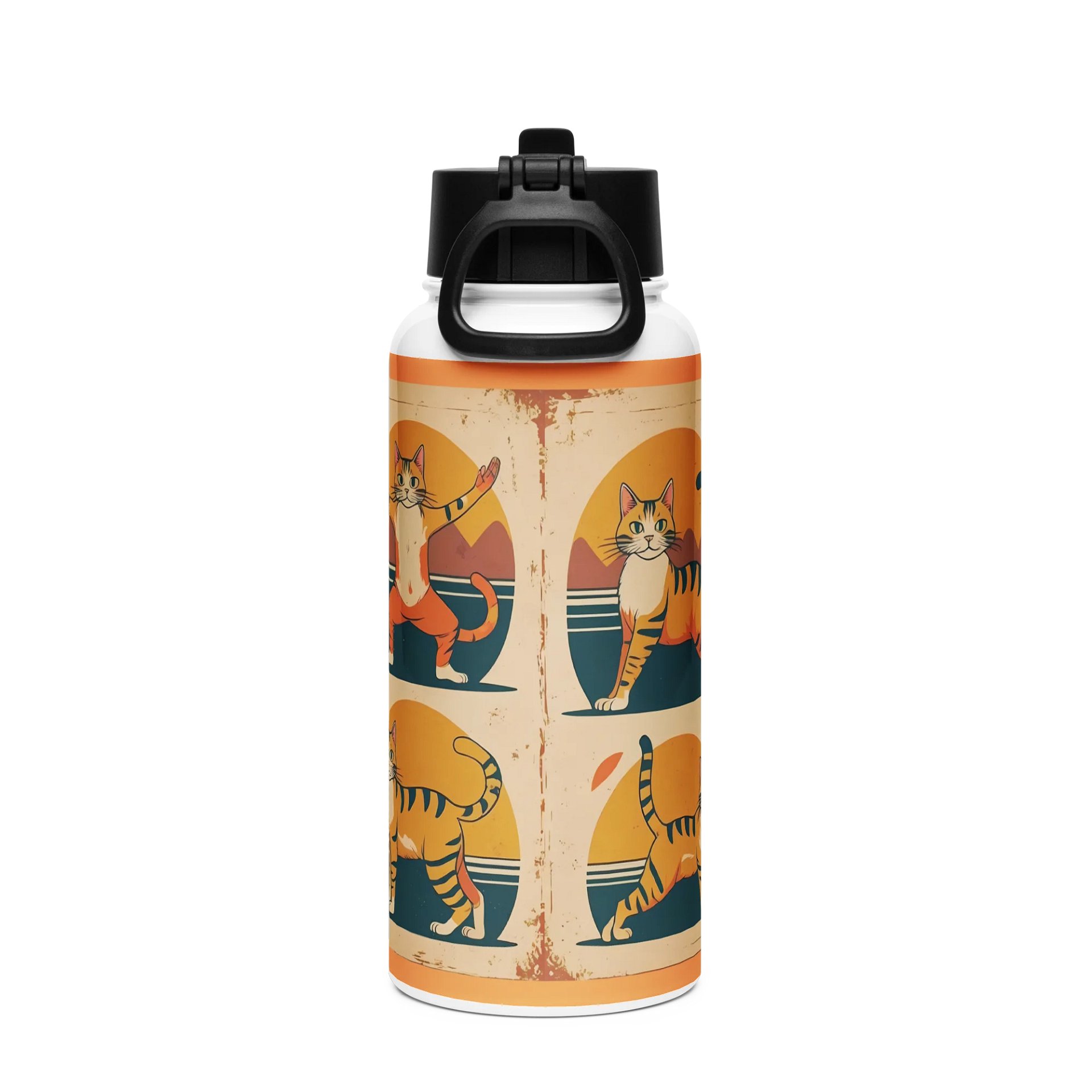 Zen Cats Stainless Steel Water Bottle product image (2)