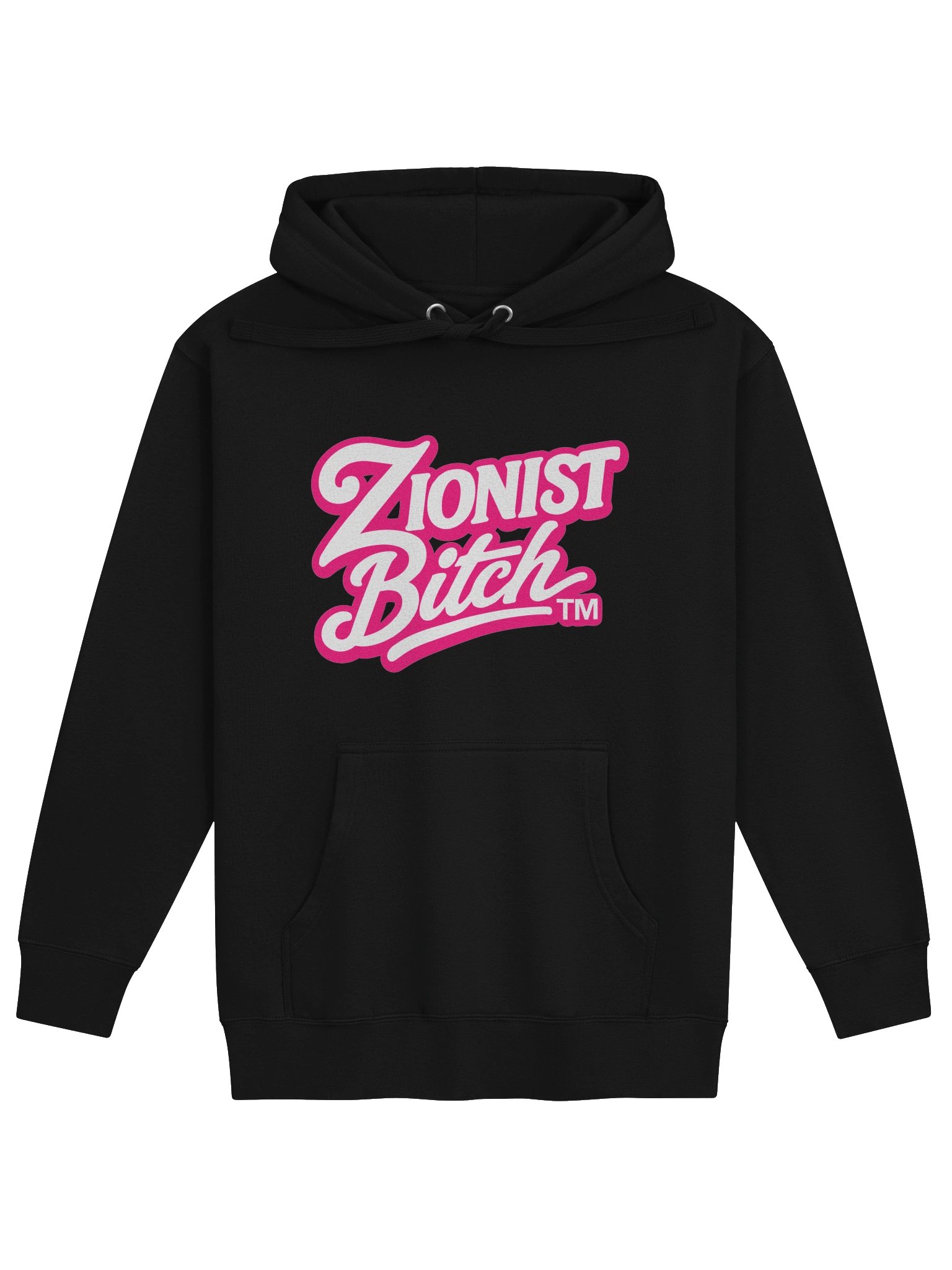 Zionist Bitch Script Hoodie (Black) product image (1)