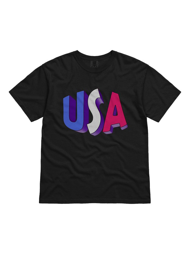 USA embossed Tee product image (1)