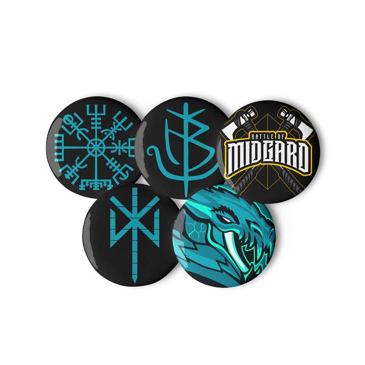 NIFLHEIM SEA DRAGONS BADGE SET product image (2)