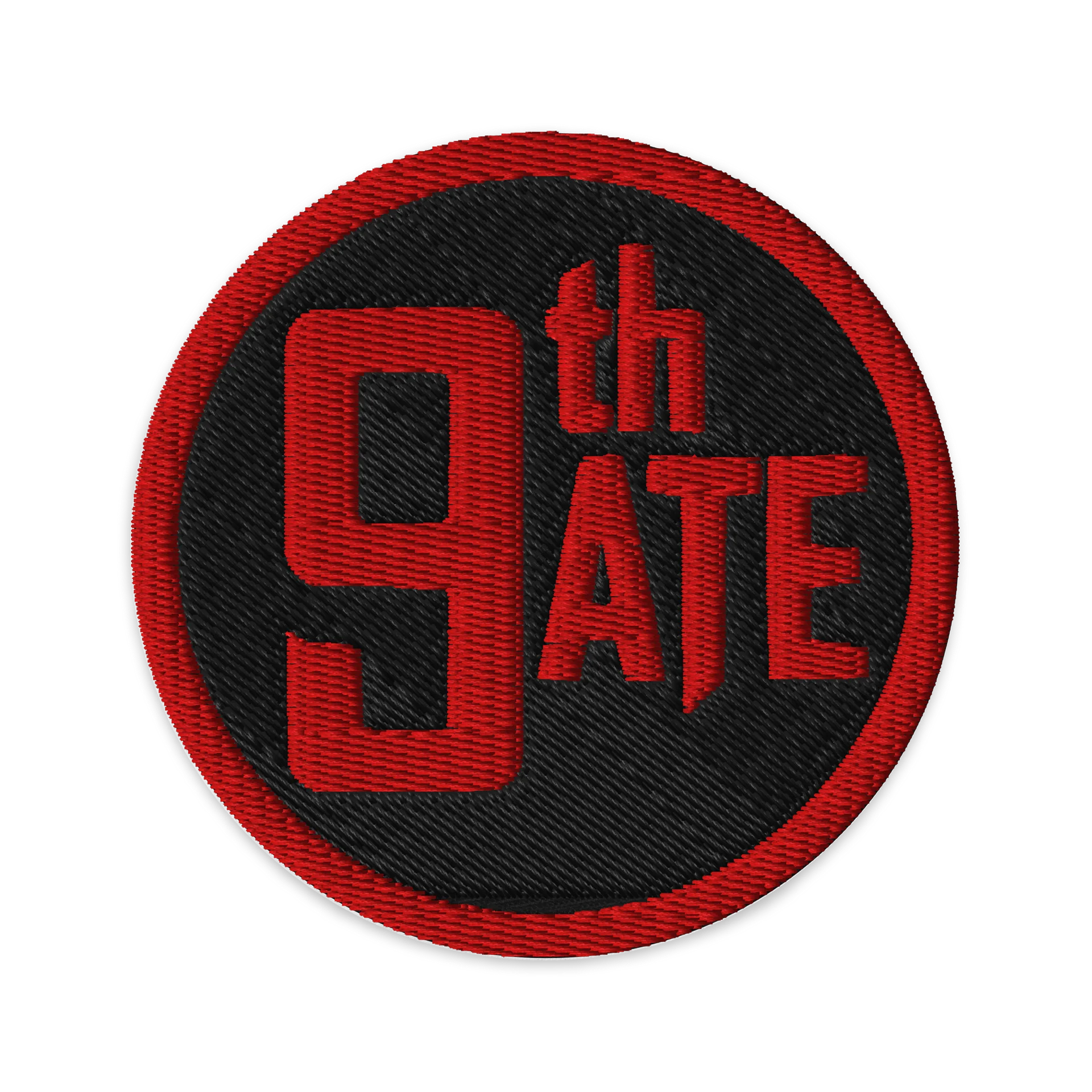 ROUND PATCH - Red product image (1)