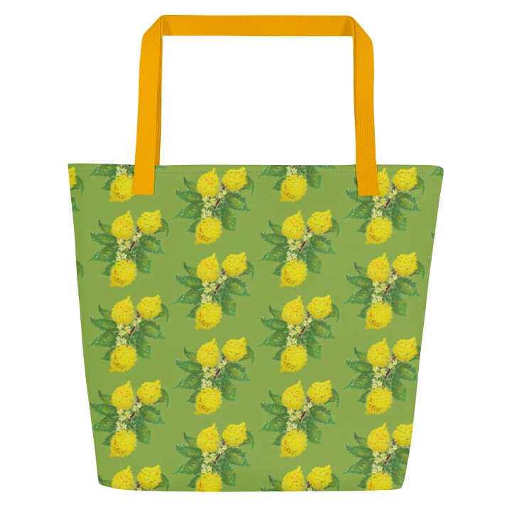 Lemon Love Large Tote Bag product image (1)