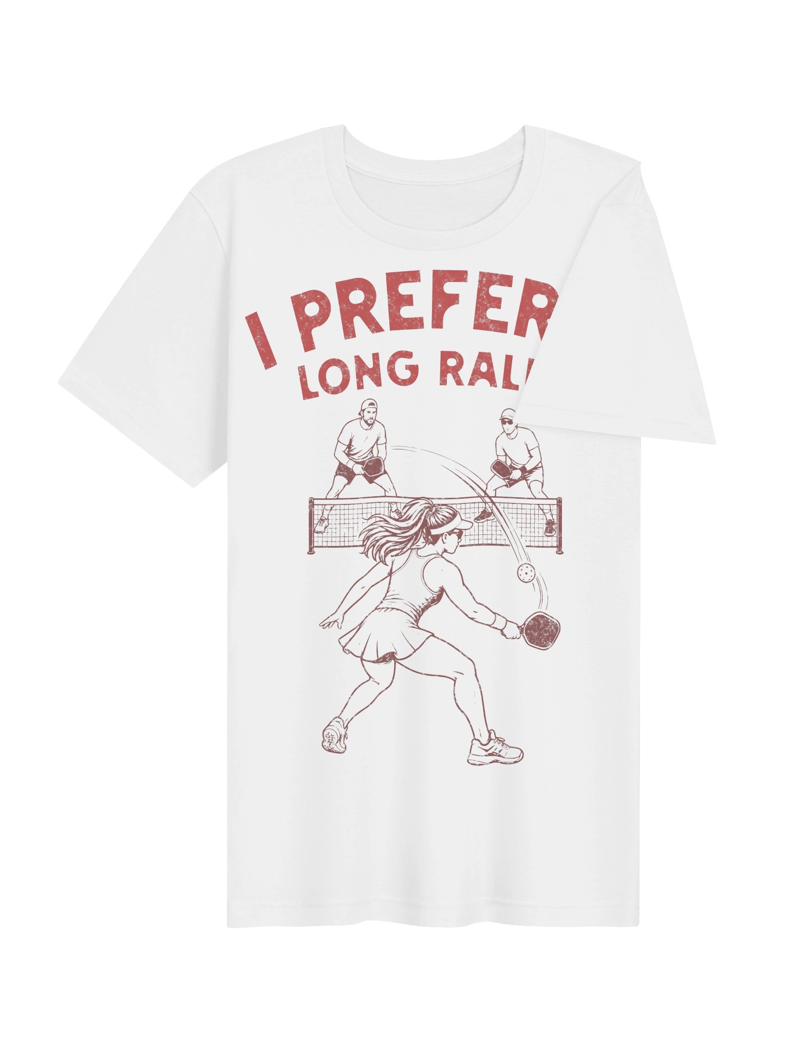 I Prefer a Long Rally Shirt – Funny Pickleball Tee product image (31)