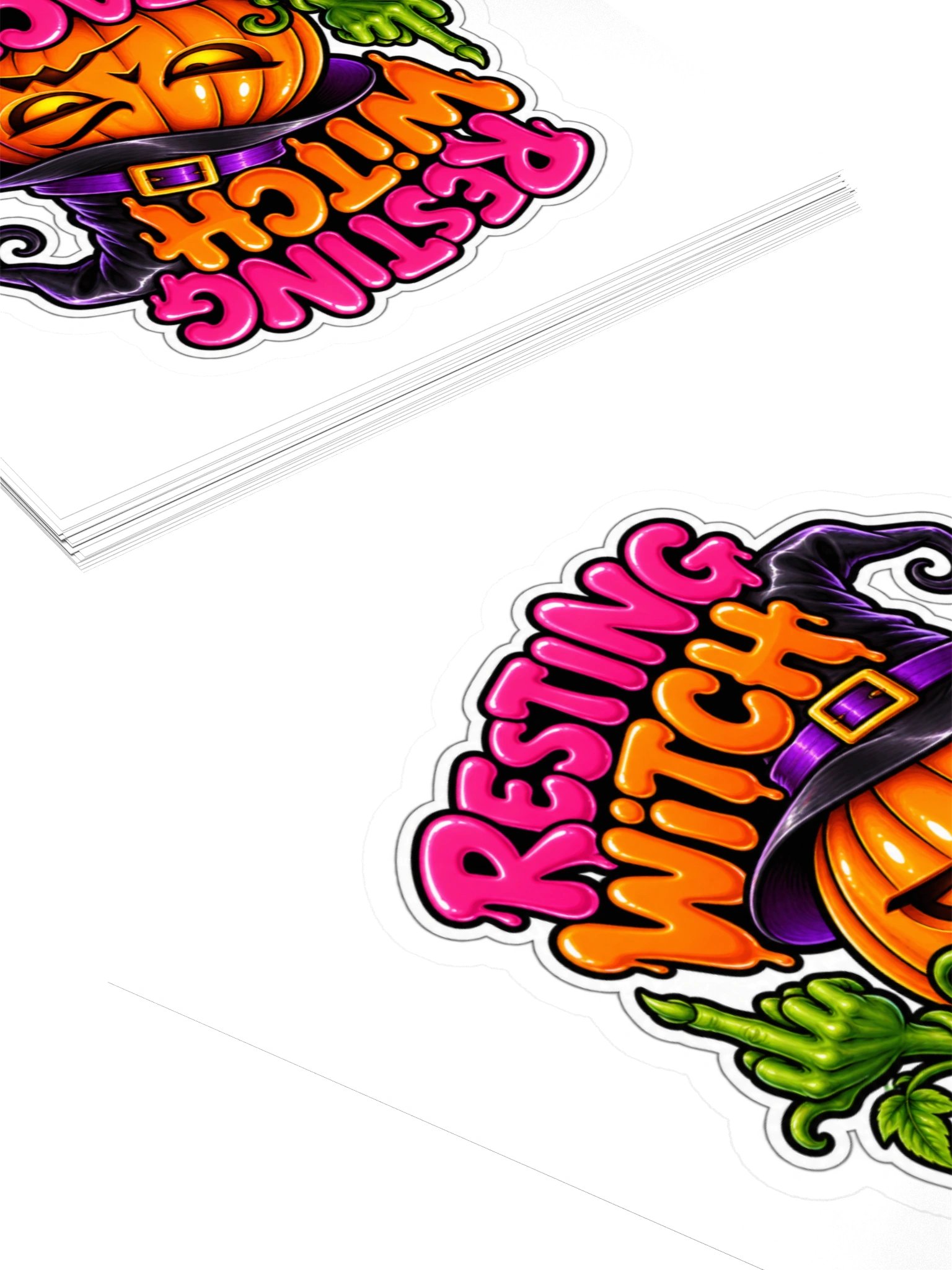 Resting Witch Face Sticker product image (11)