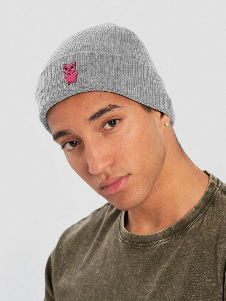 Squiggly Heart Knit Beanie product image (1)