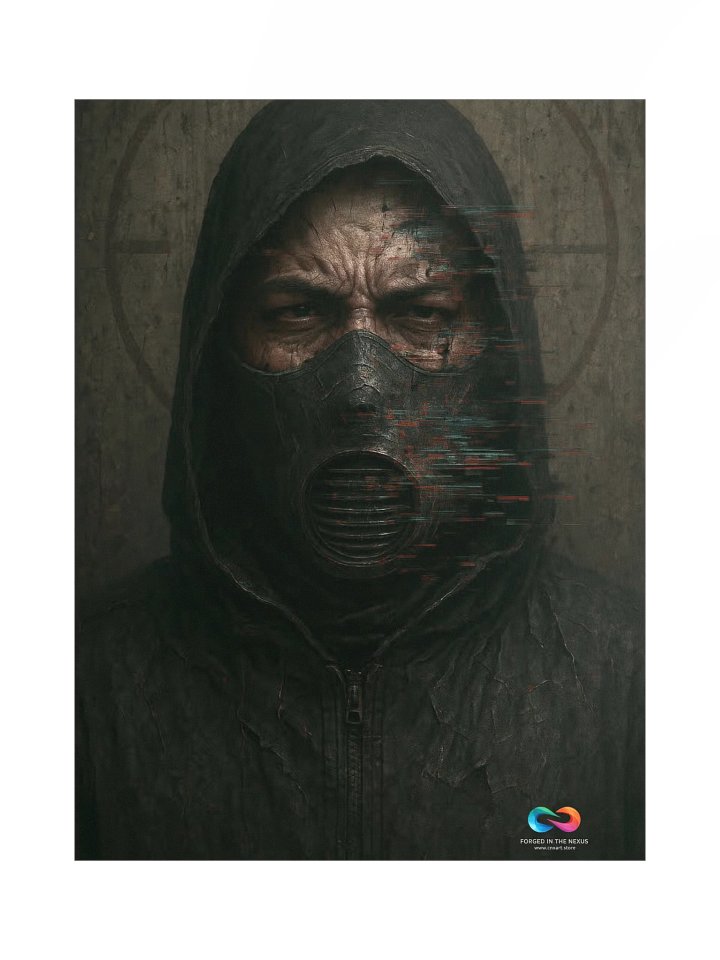 LIMITED EDITION - CINEMATIC ART POSTER – DYSTOPIAN GLITCH #006 product image (1)