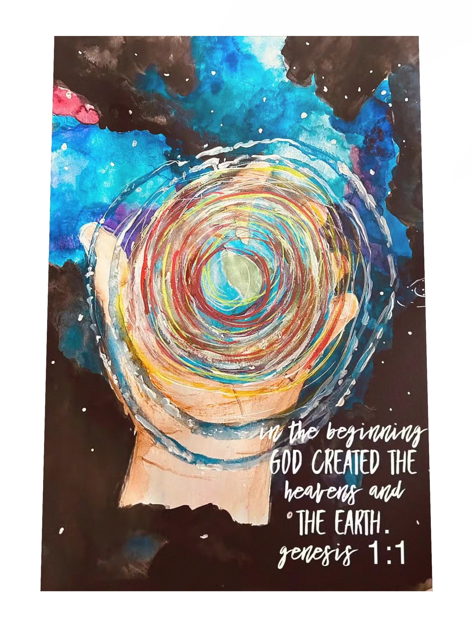 Vibrant Matte Print of Creation 24" x 36" product image (4)