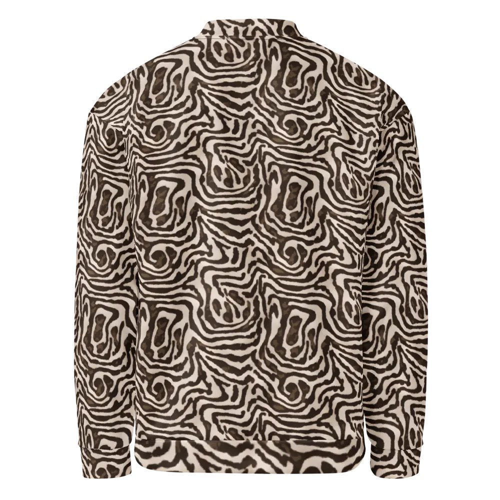 Brown Snake Bomber Jacket product image (2)