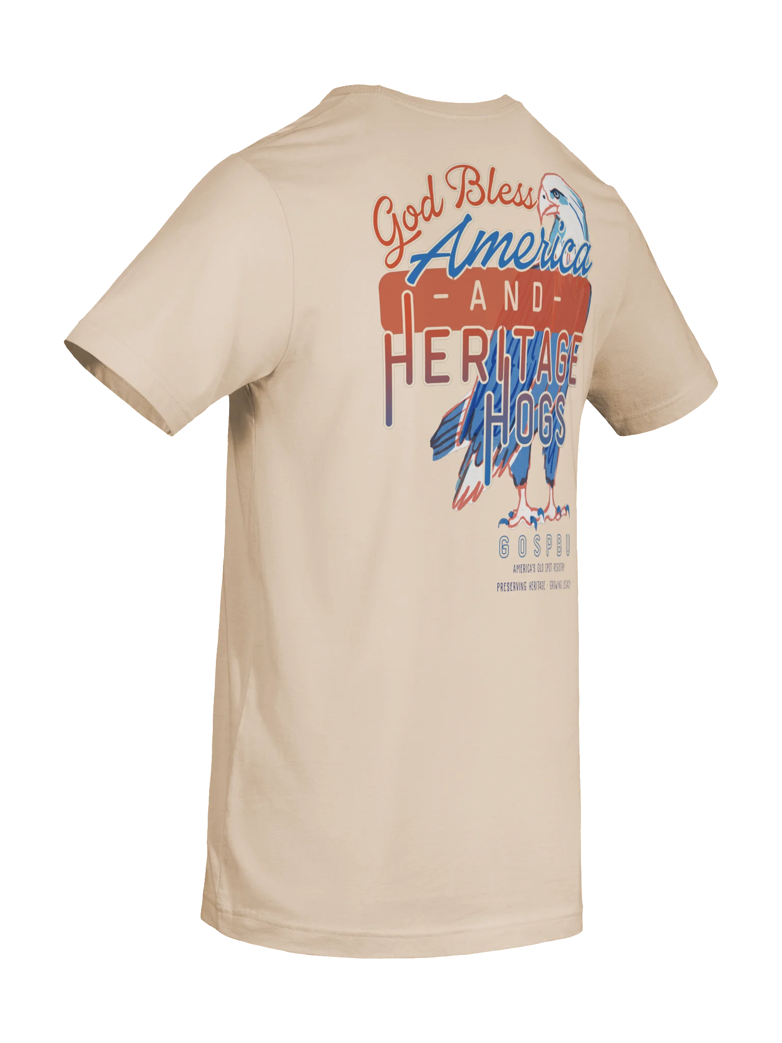 God Bless America Heritage Hogs Tee product image (8)
