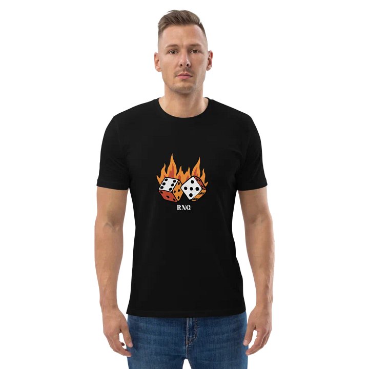 RNG Flaming Dice T-Shirt - 100% cotton product image (6)