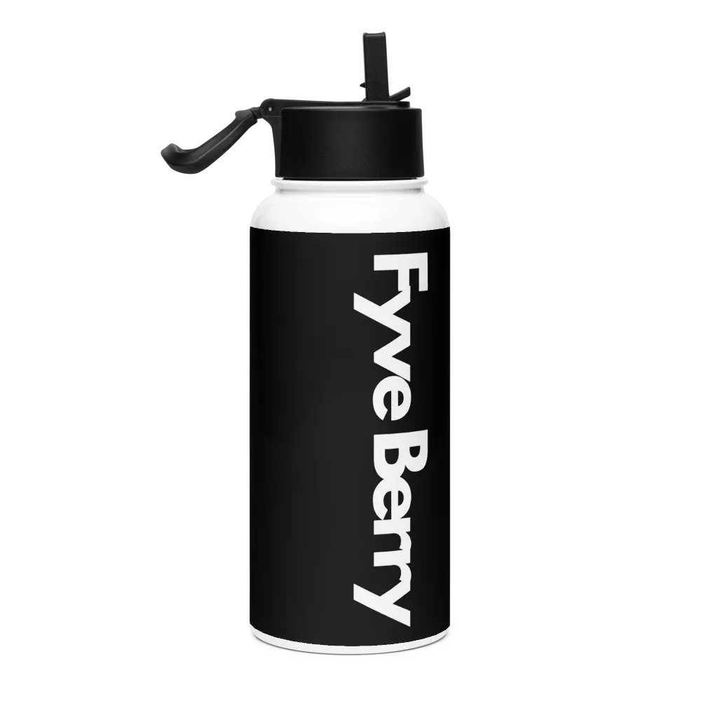 Stainless Steel Water Bottle with a Straw Lid product image (1)