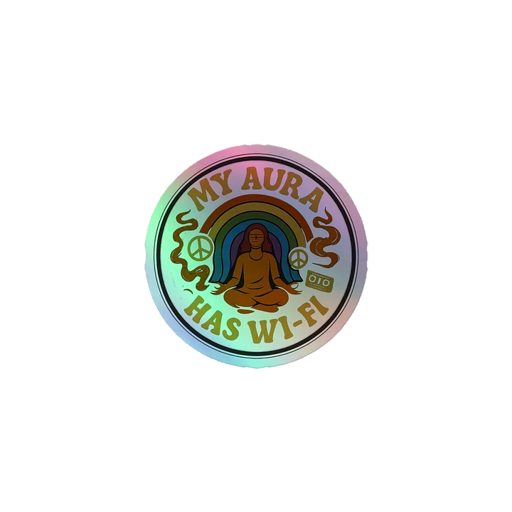 Wi-Fi Aura Meditation Sticker product image (1)