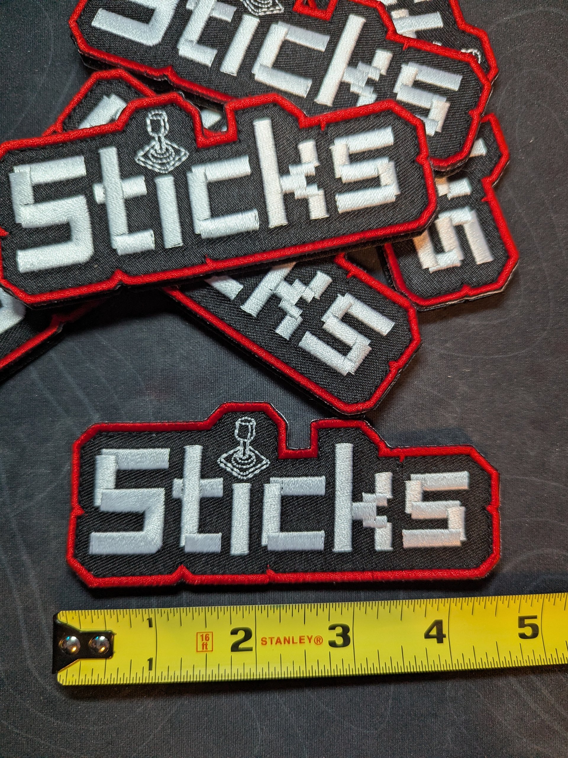 Sticks Embroidered Velcro Patch product image (2)