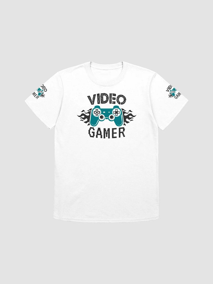 Flaming Video Gamer Controller T-Shirt product image (1)