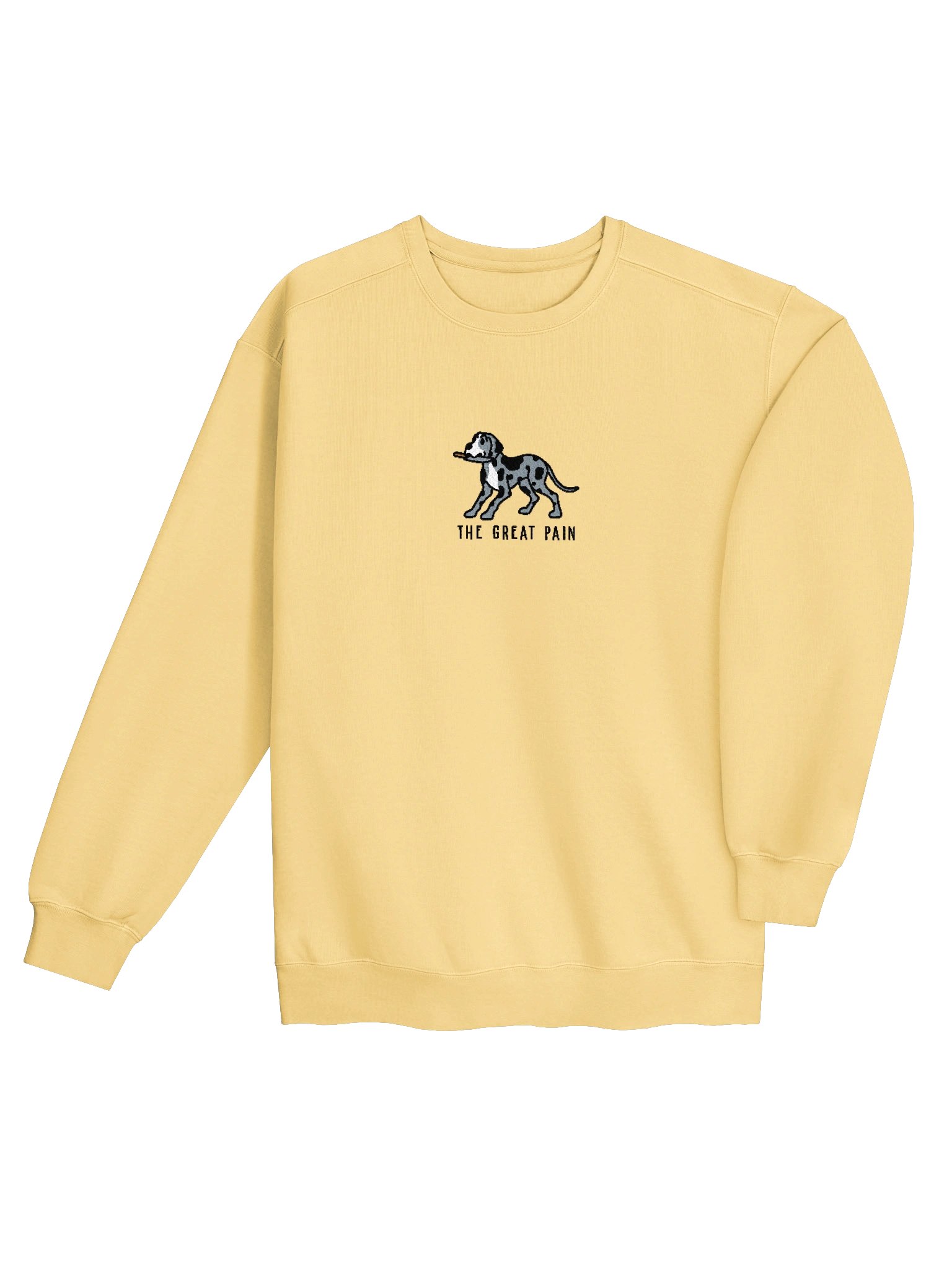 The Great Pain Funny Chibi-Style Embroidered Premium Sweatshirt for Great Dane(Blue Merle) Owners product image (44)