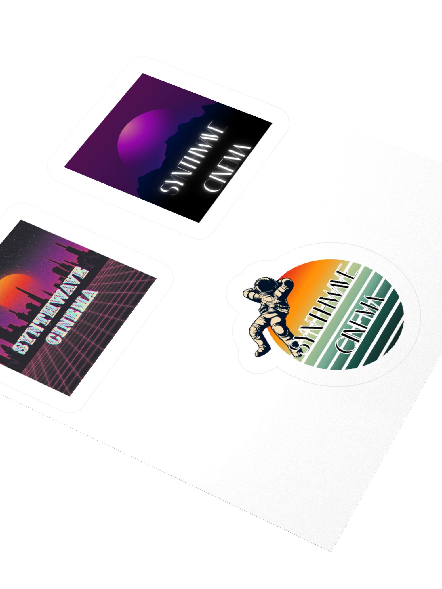 Synthwave Cinema Sticker Sheet product image (7)
