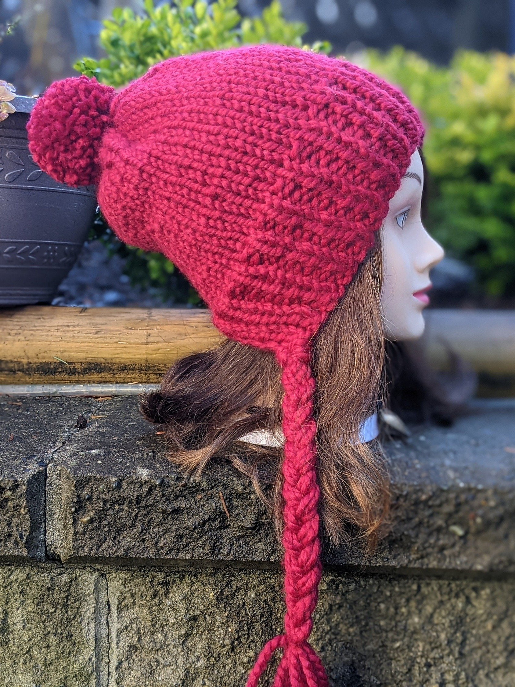Red Riding Hood Knit Hat Pattern product image (3)