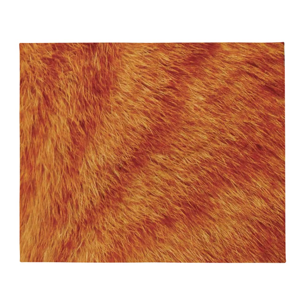Fuzzy Orange Dream Throw Blanket product image (2)