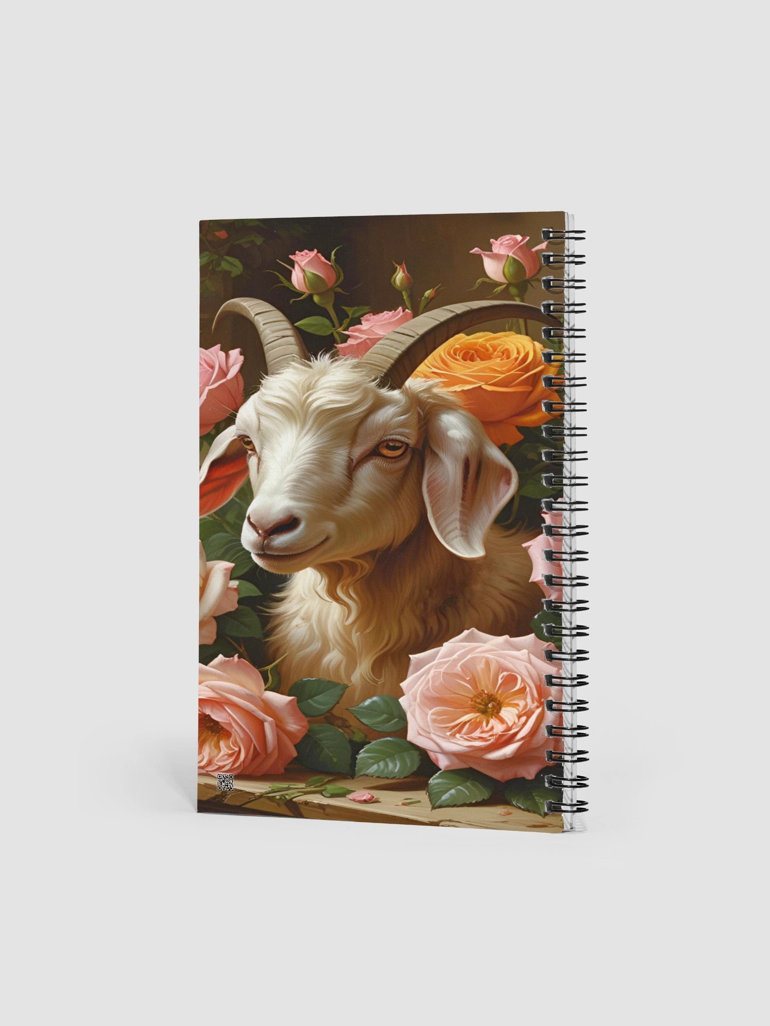 Horns & Roses Spiral Notebook product image (3)