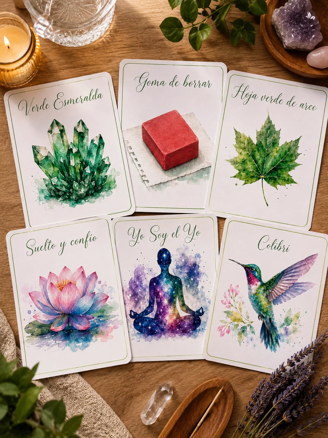 🌻 Colección Premium de Cartas de Ho'oponopono | 36 Palabras Gatillo Ilustradas + Guía Completa en PDF product image (3)