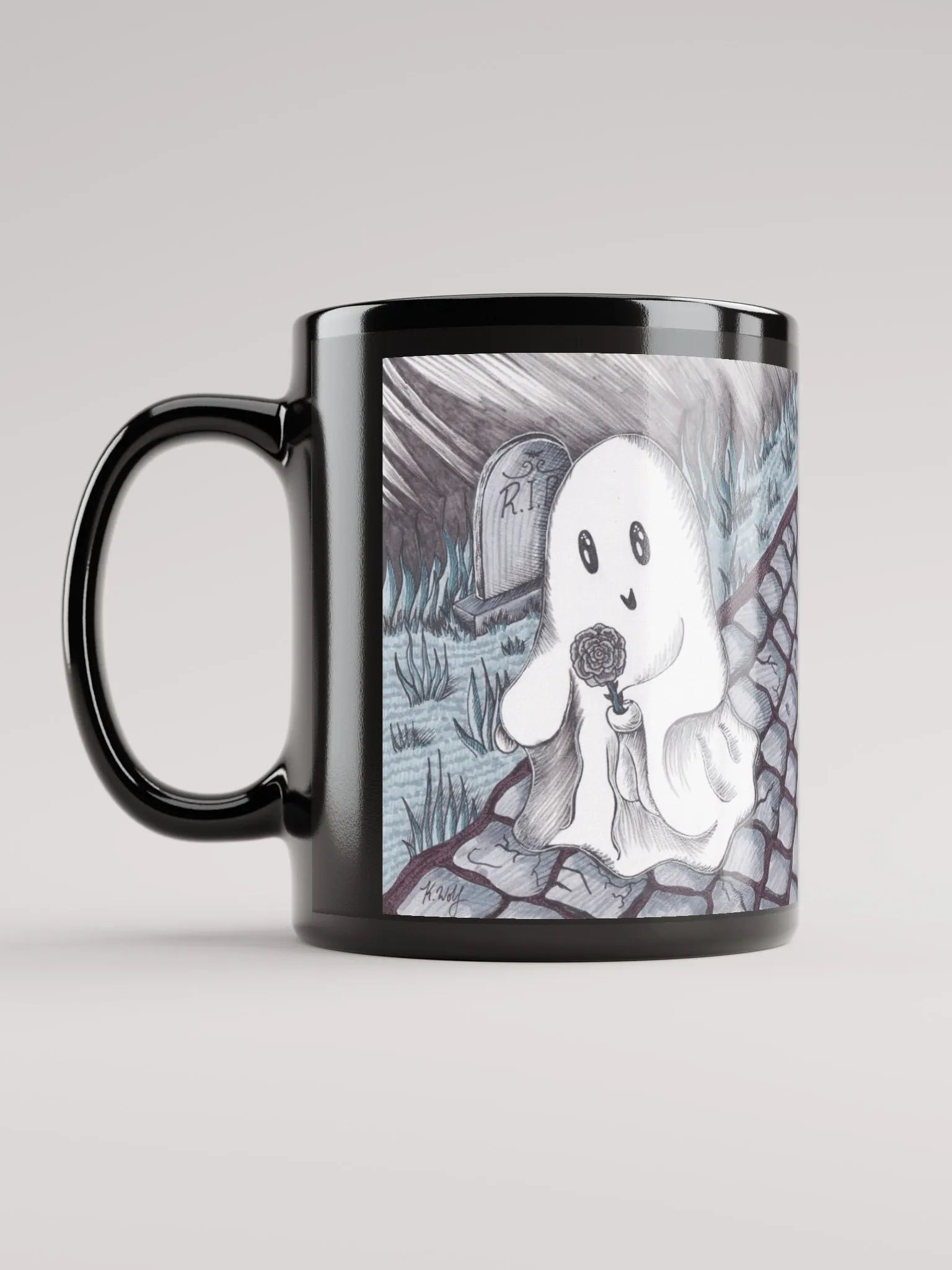 Rose Ghost Mug product image (12)