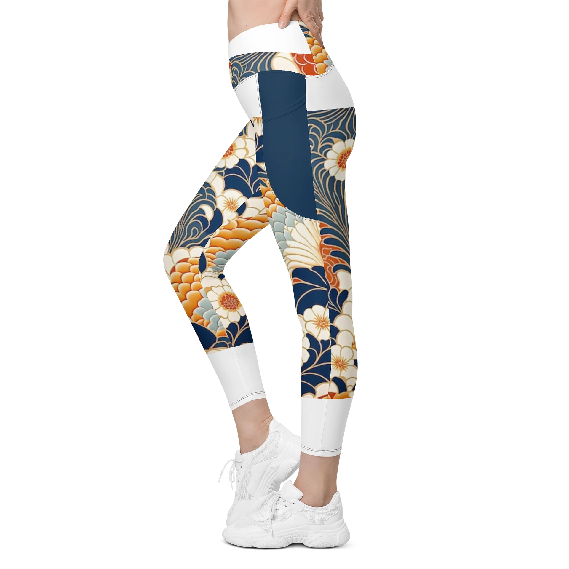 'PHILIUS' Japan Floral Crossover Leggings product image (4)