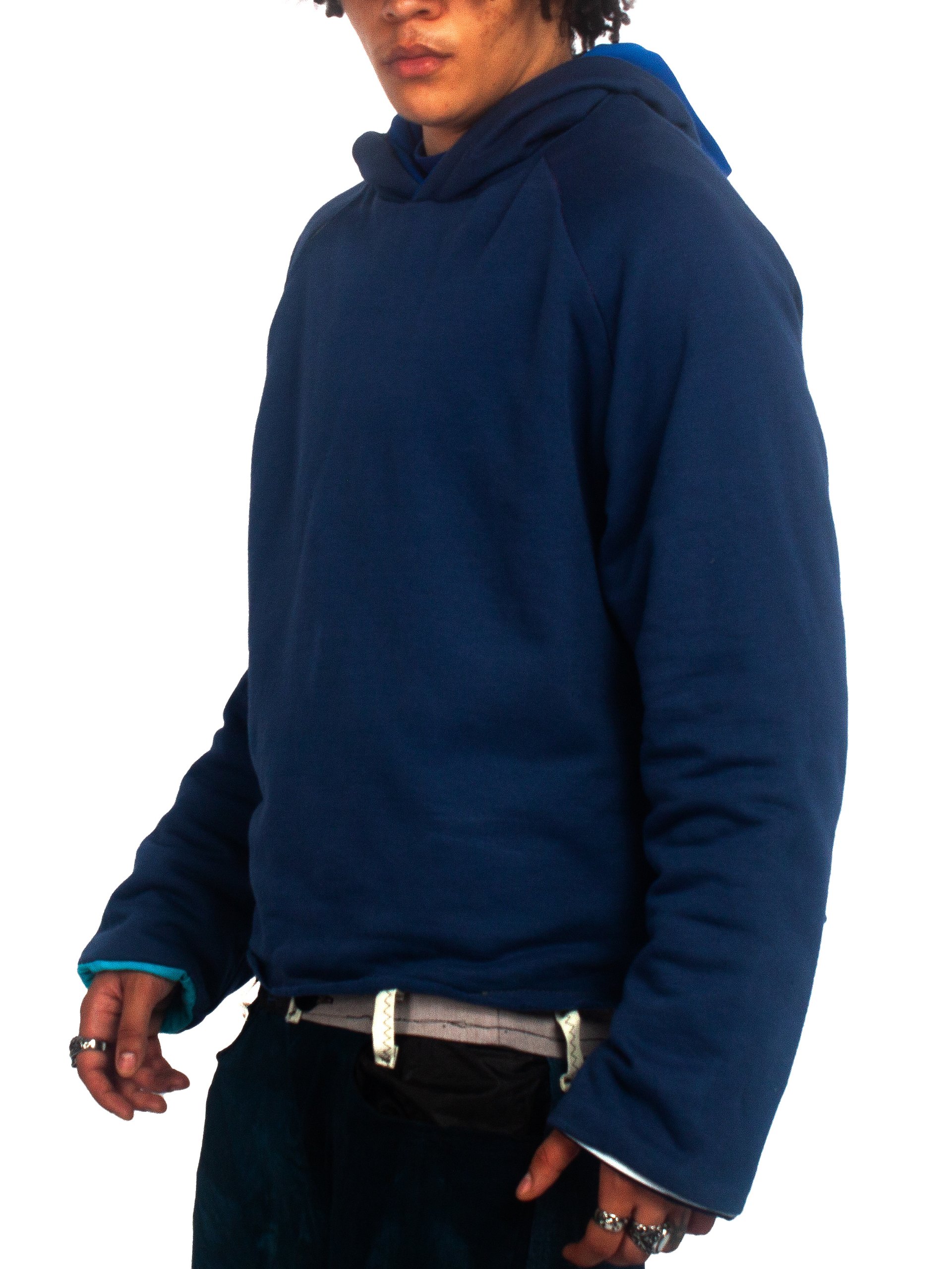 JERSEY LINED RAGLAN HOODIE 02 - M product image (3)