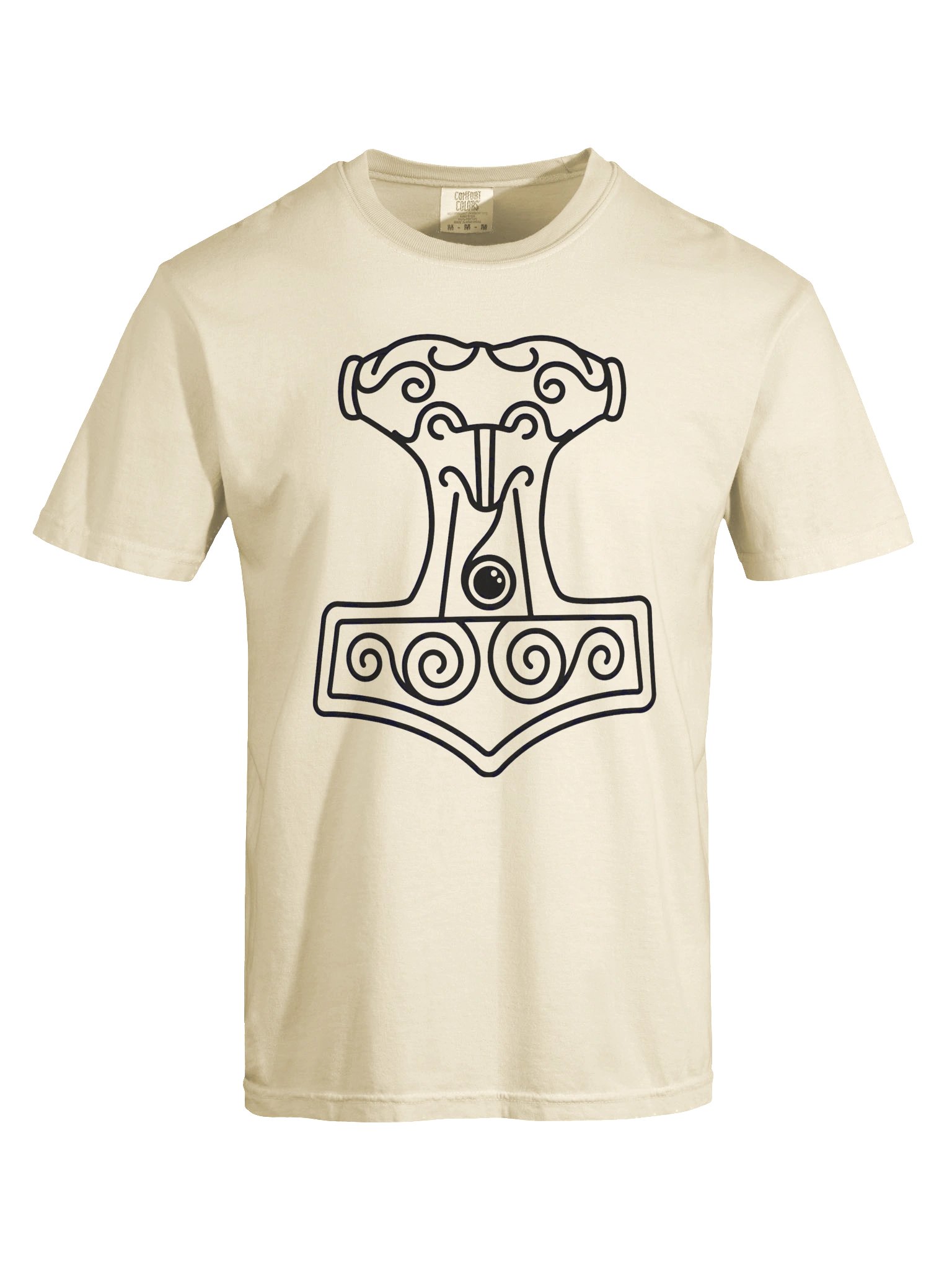 Mjolnir Viking design from Scania - Comfort Colors Heavyweight Unisex Cotton T-shirt product image (38)
