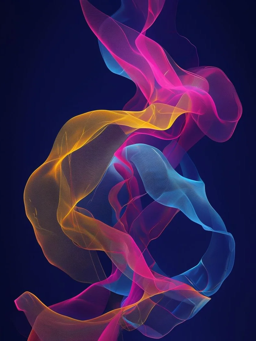 Ethereal Flow Framed Matte Poster product image (1)