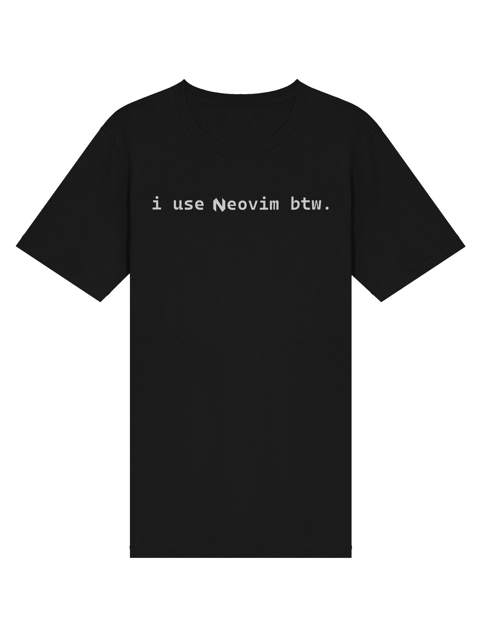 "i use neovim btw." Tri-Blend T-Shirt product image (21)