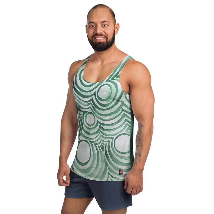 "Green Swirl" Men's Tank Top product image (2)