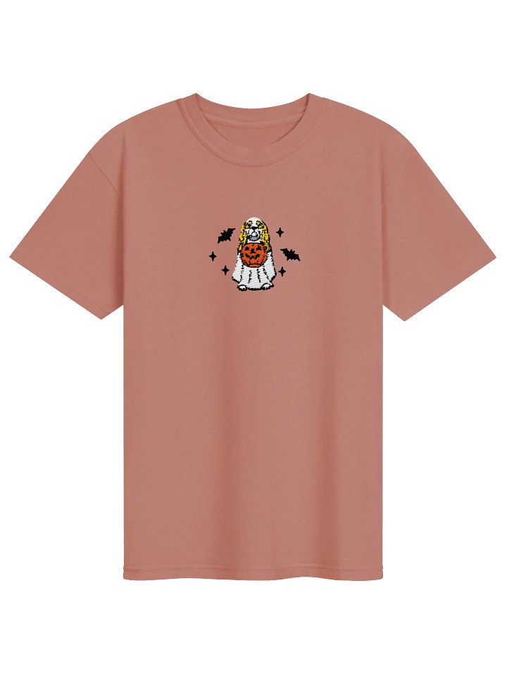 Halloween American Cocker Spaniel(Parti, Lemon & White) Embroidered T-Shirt product image (25)
