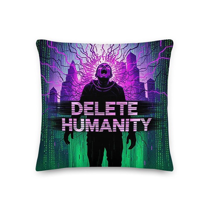 Delete Humanity Pillow product image (2)