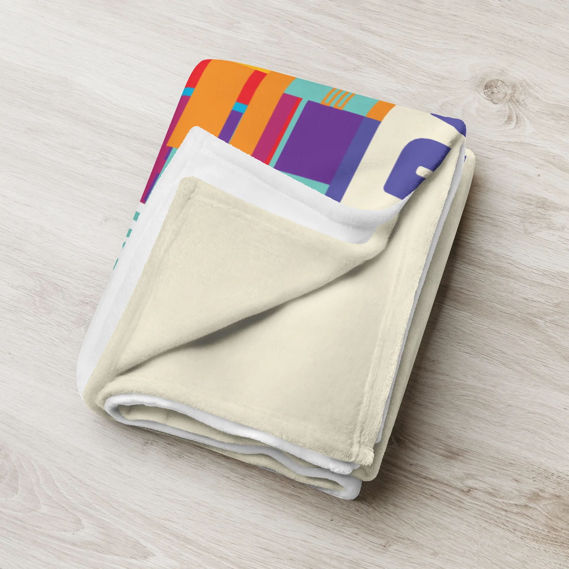 Aurora Cityscape Throw Blanket (Multicolor) product image (3)