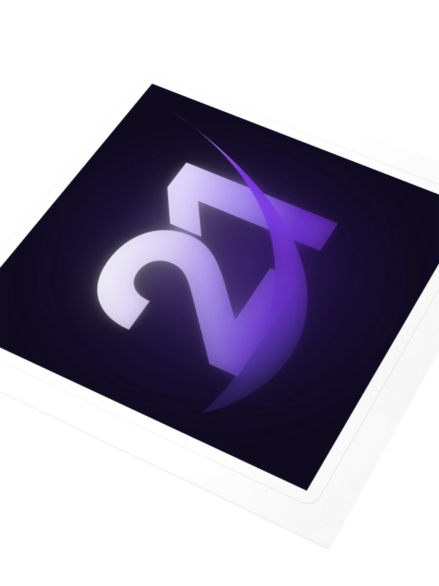 21 Glow Logo Sticker product image (3)