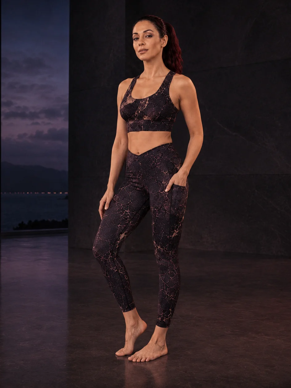 Vampire Elegance Crossover Pocket Leggings product image (1)