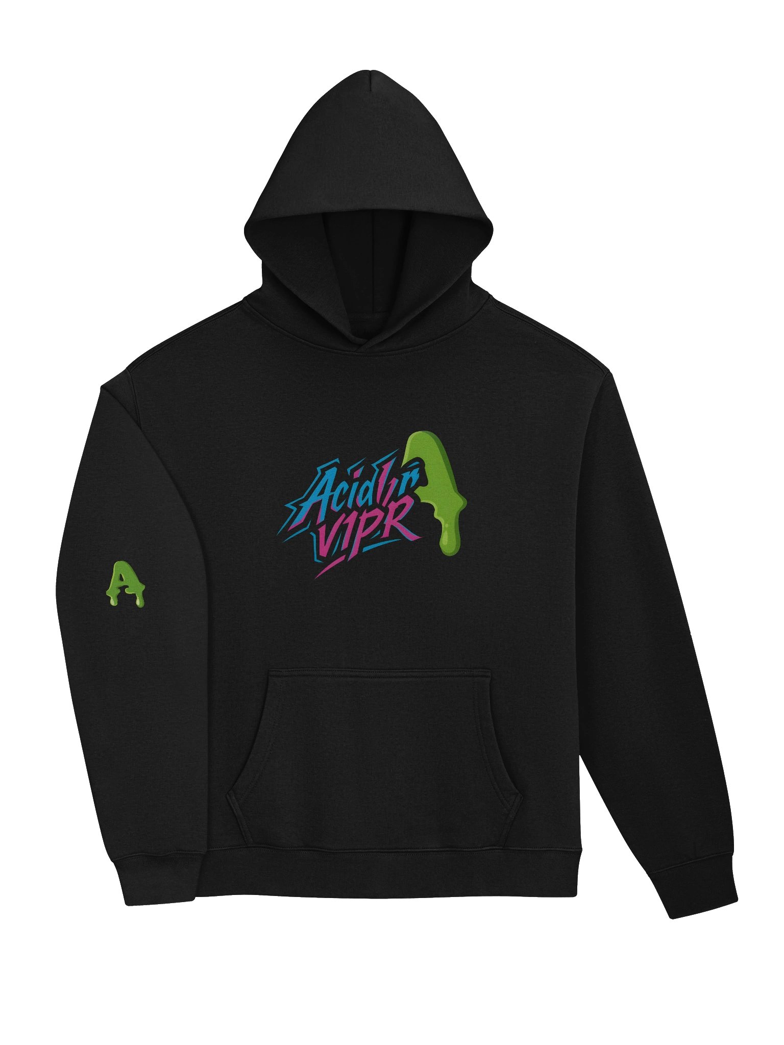 Neon Drip Acid V1p3R Eco Hoodie product image (3)