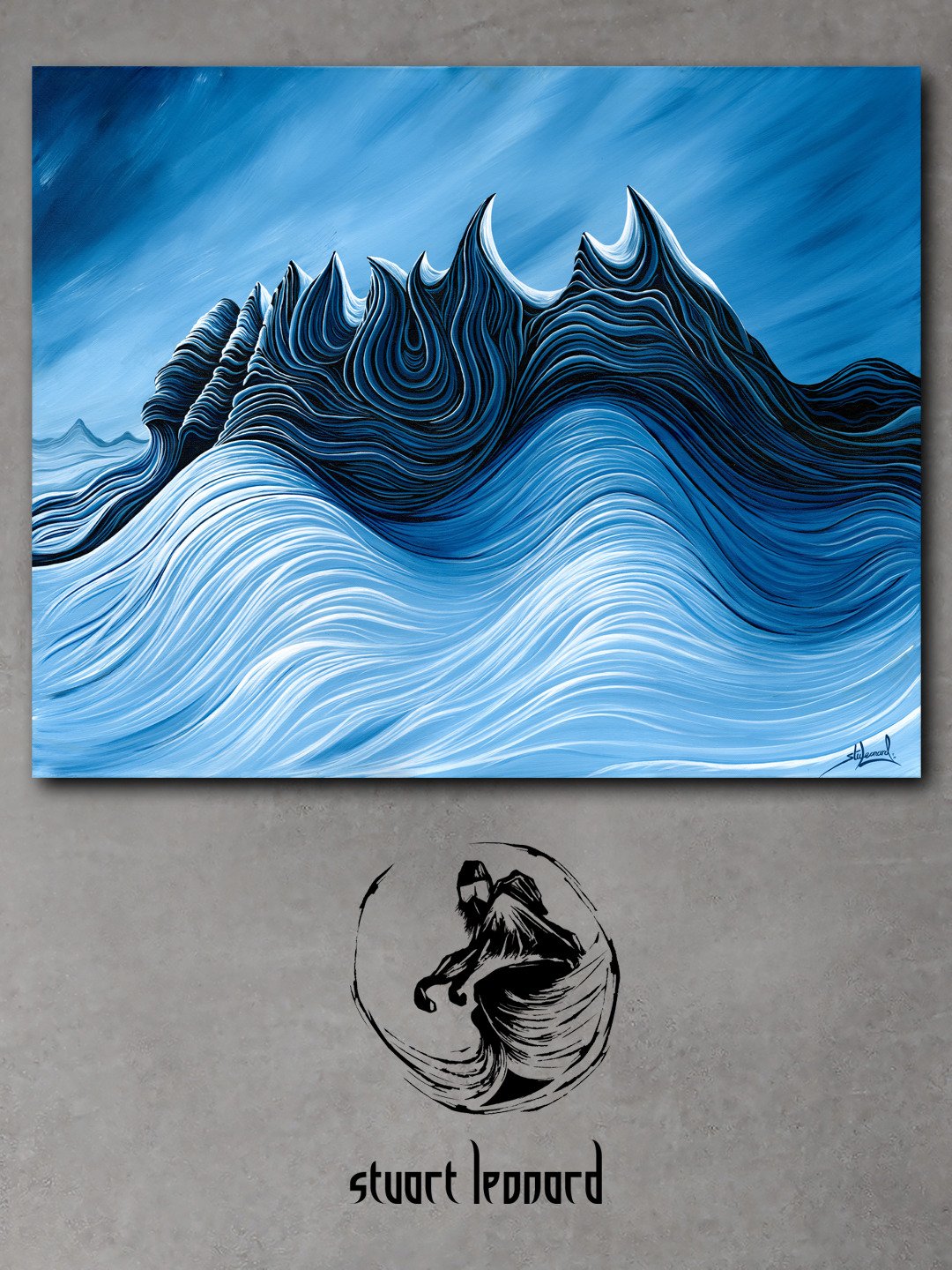 Dents du Midi 'Twisted' - Original Painting product image (9)