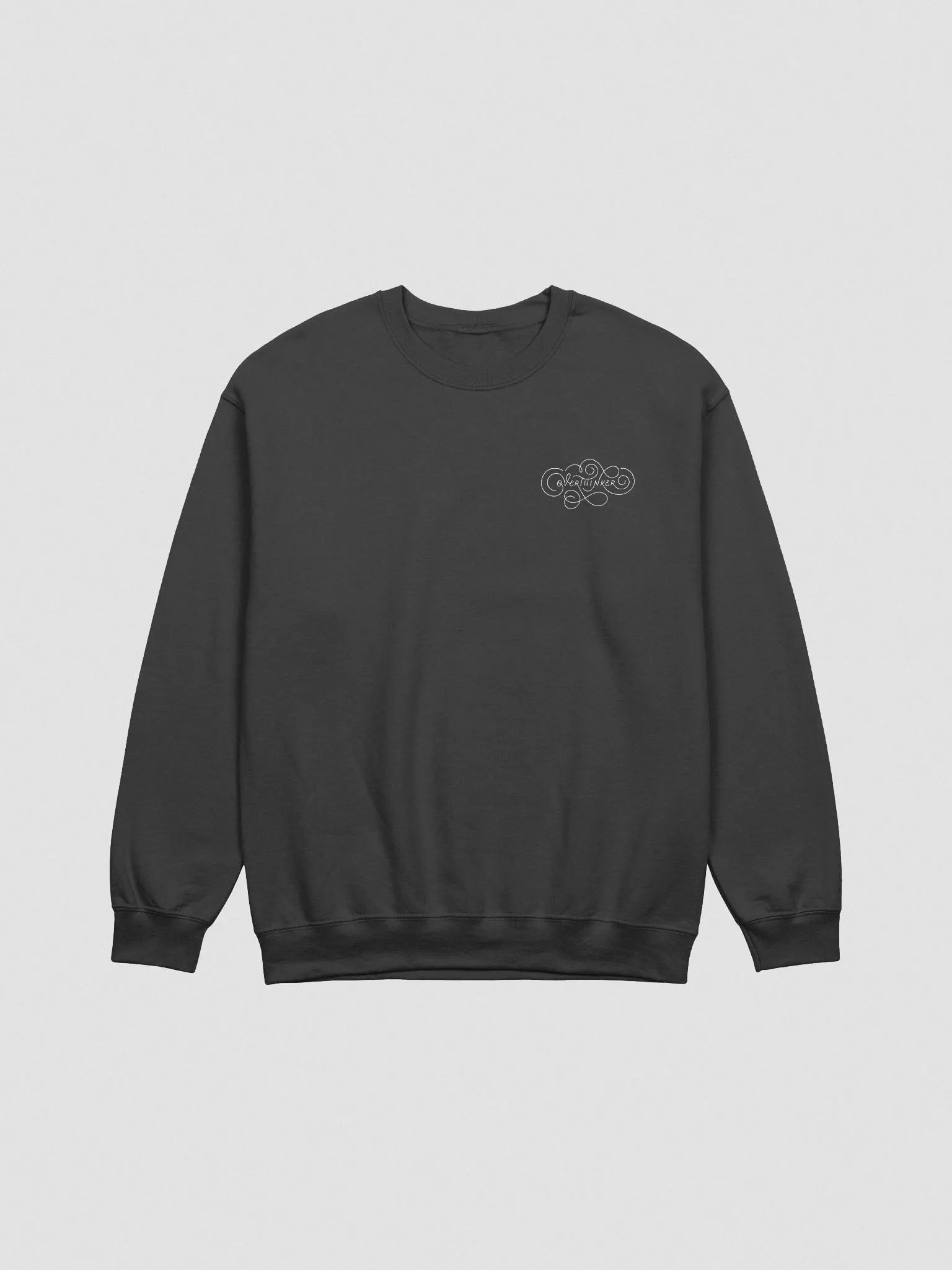 Overthinker Embroidered Sweater (Pocket Side) product image (2)