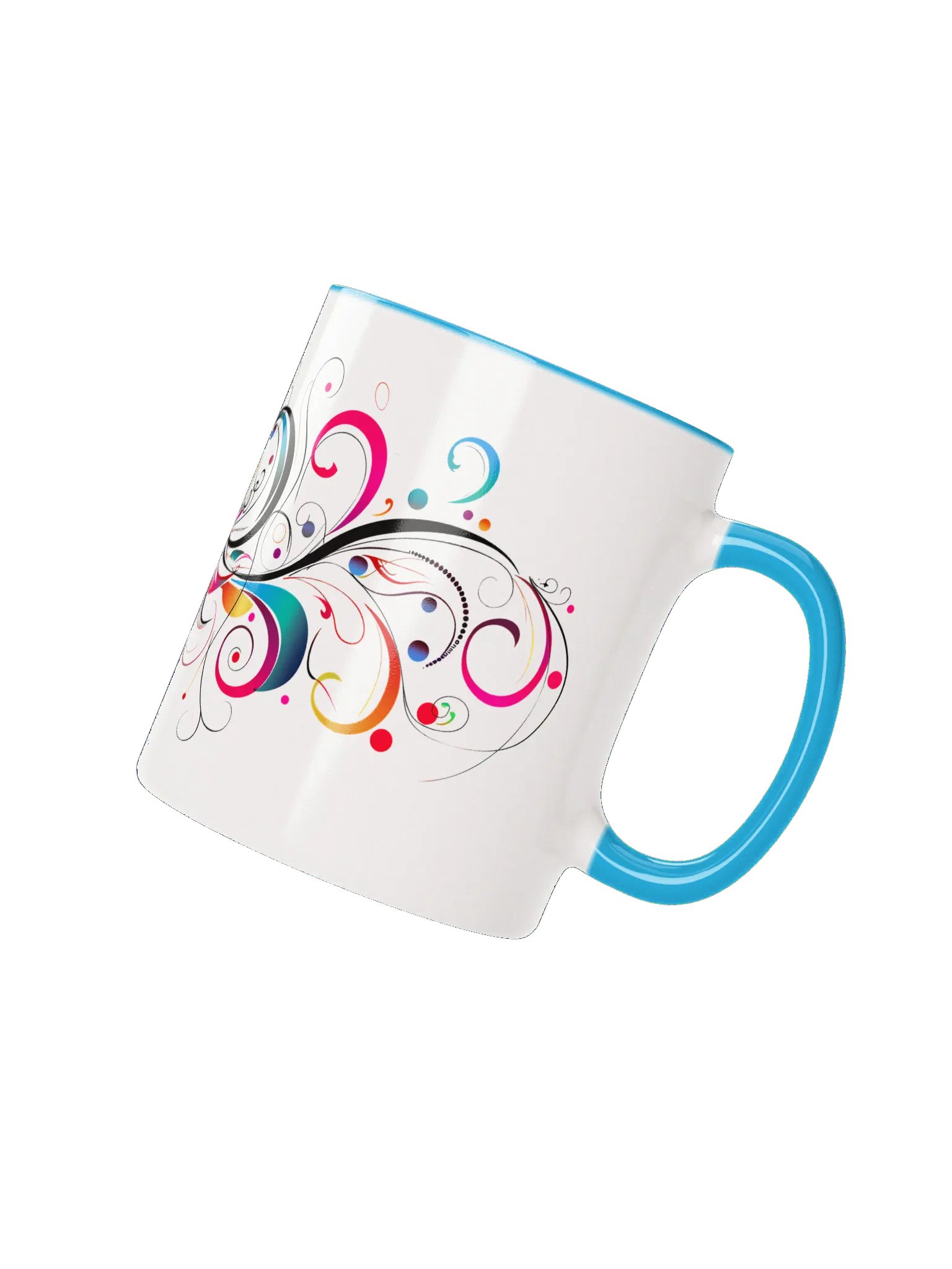 Vibrant Swirls Ceramic Mug product image (11)