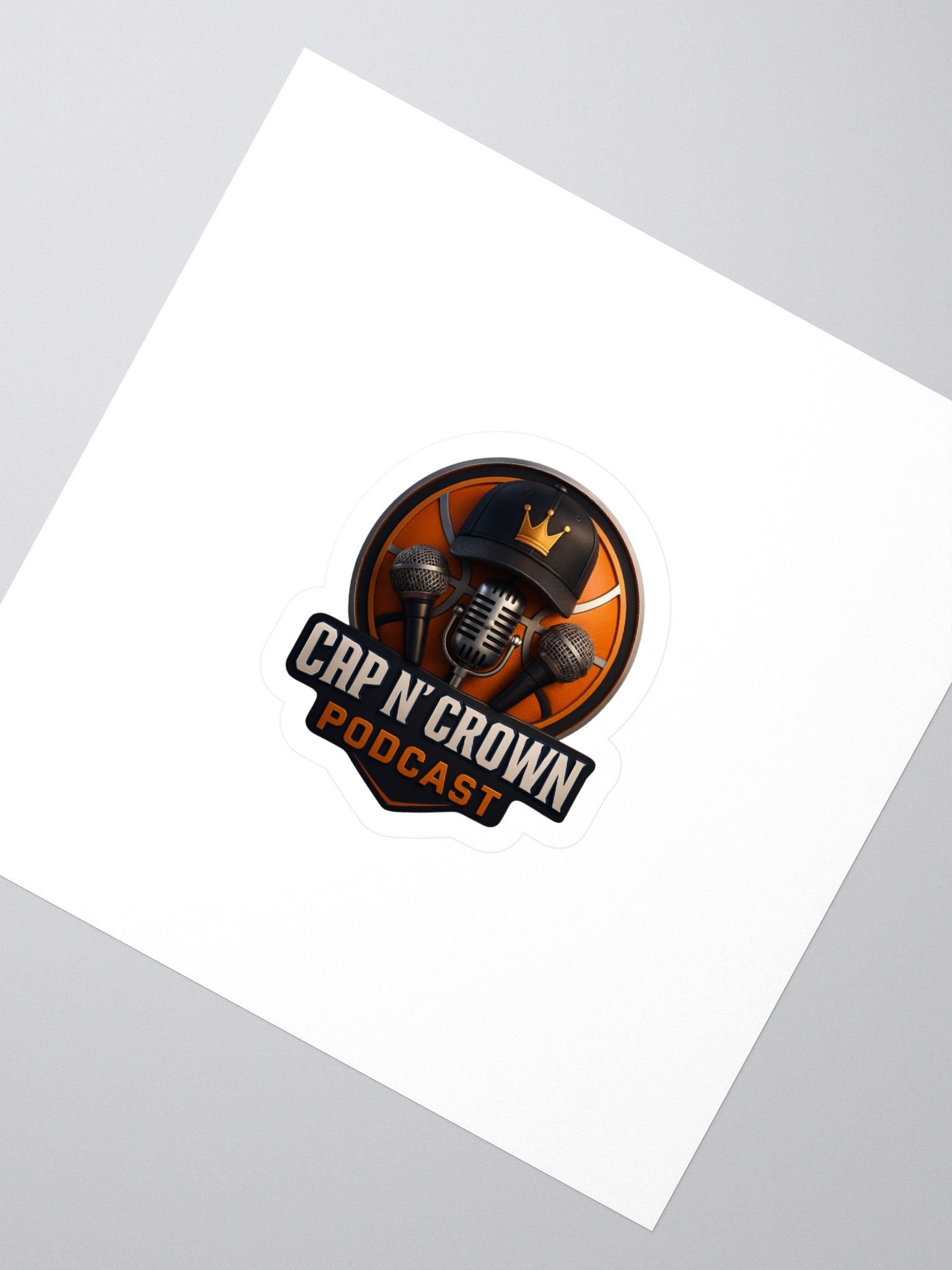 Cap N Crown Logo Sticker (Baltimore) product image (2)