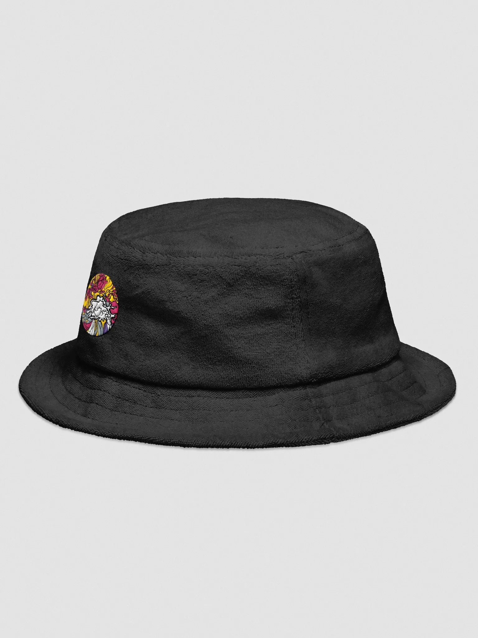 Ripple Effect Terry Bucket Hat - Wave at Sunset product image (8)