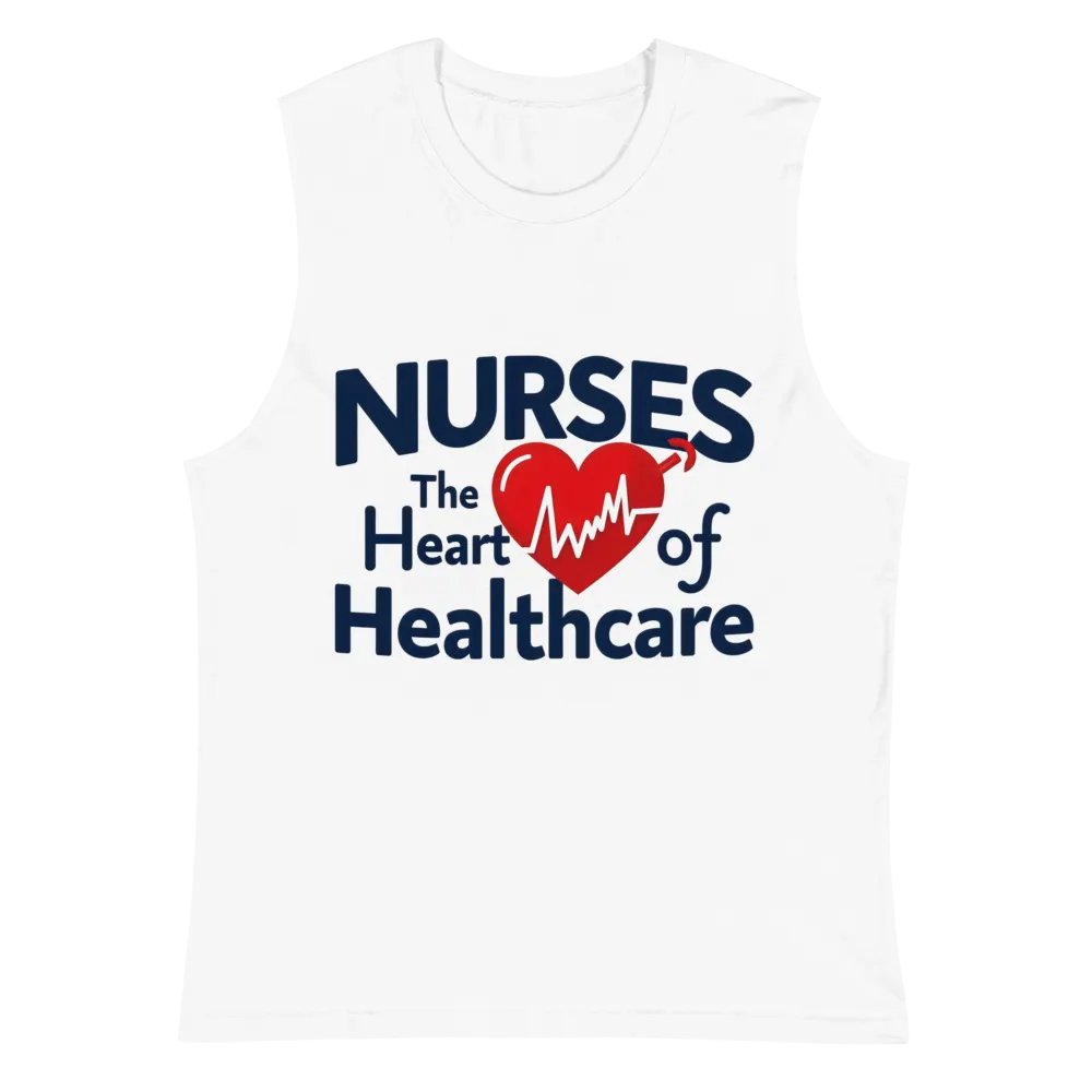Heart of Healthcare Nurse Muscle Tank product image (2)