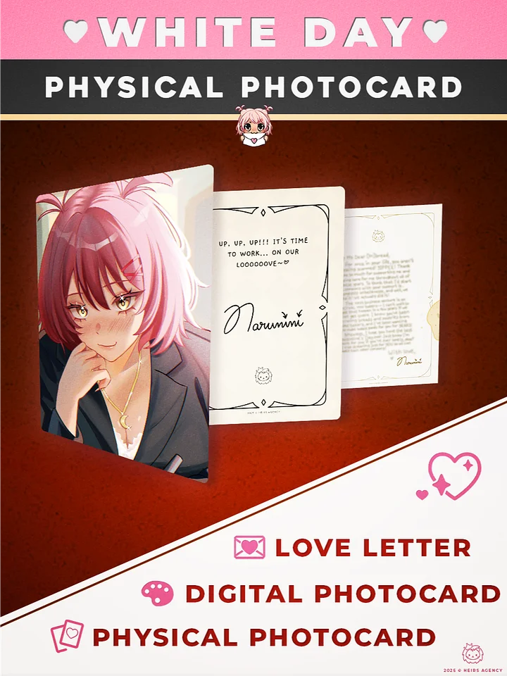 Narunini White Day PHYSICAL Photocard product image (1)