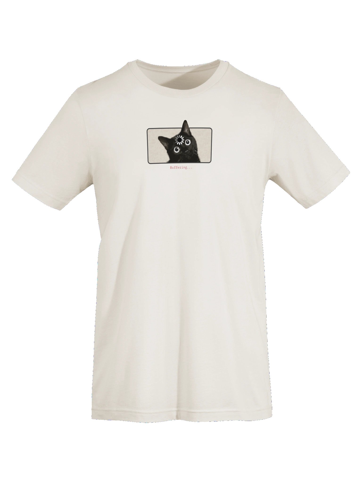 Buffering Cat Retro T-shirt product image (66)