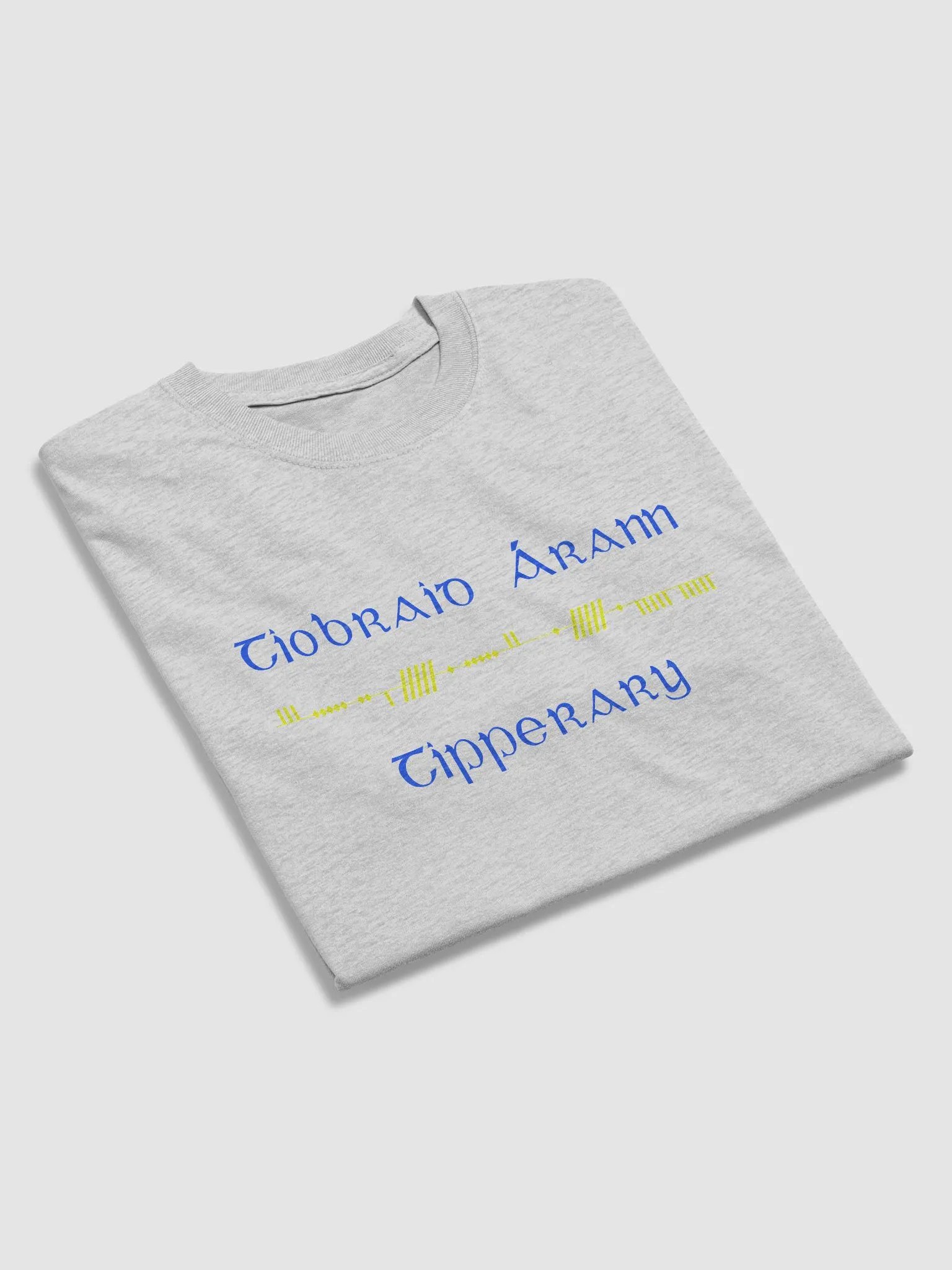 Tipperary/Tiobraid Árann Scholastic style Ogham printed T-shirt product image (3)
