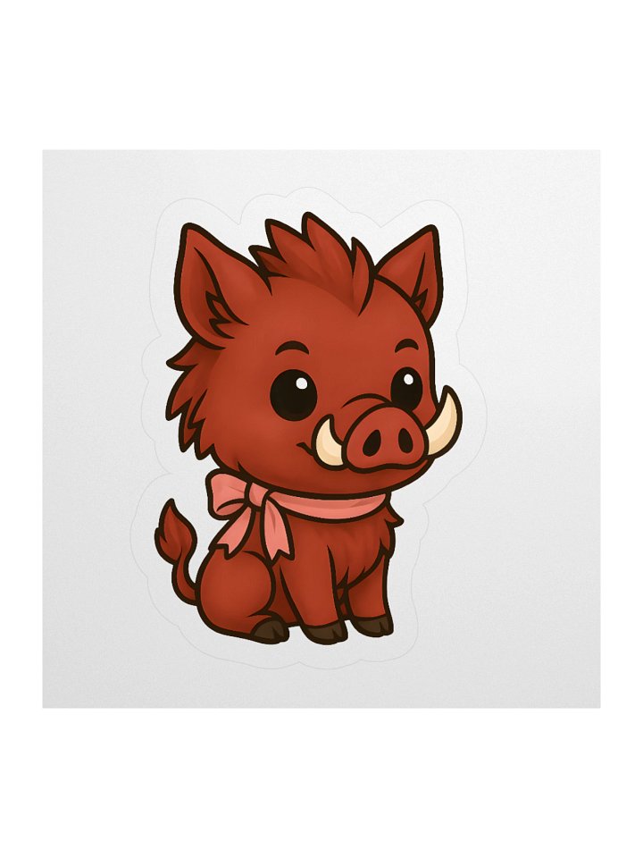 Breast Cancer awareness Razorback Kiss Cut Sticker product image (1)