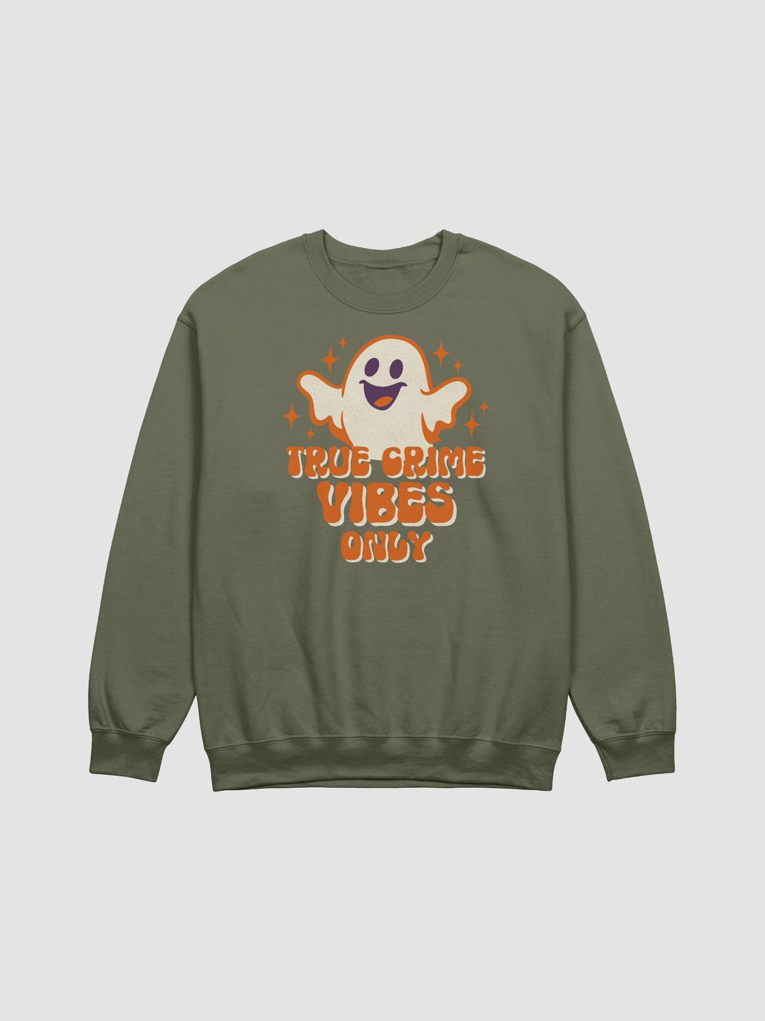 Cute Ghost Sweatshirt For True Crime Lovers product image (2)