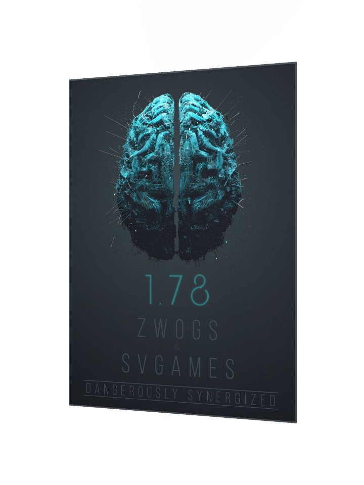 "1.78" Digital Brain ZWOGs & SV Games - Wall Poster, Version 2 product image (2)