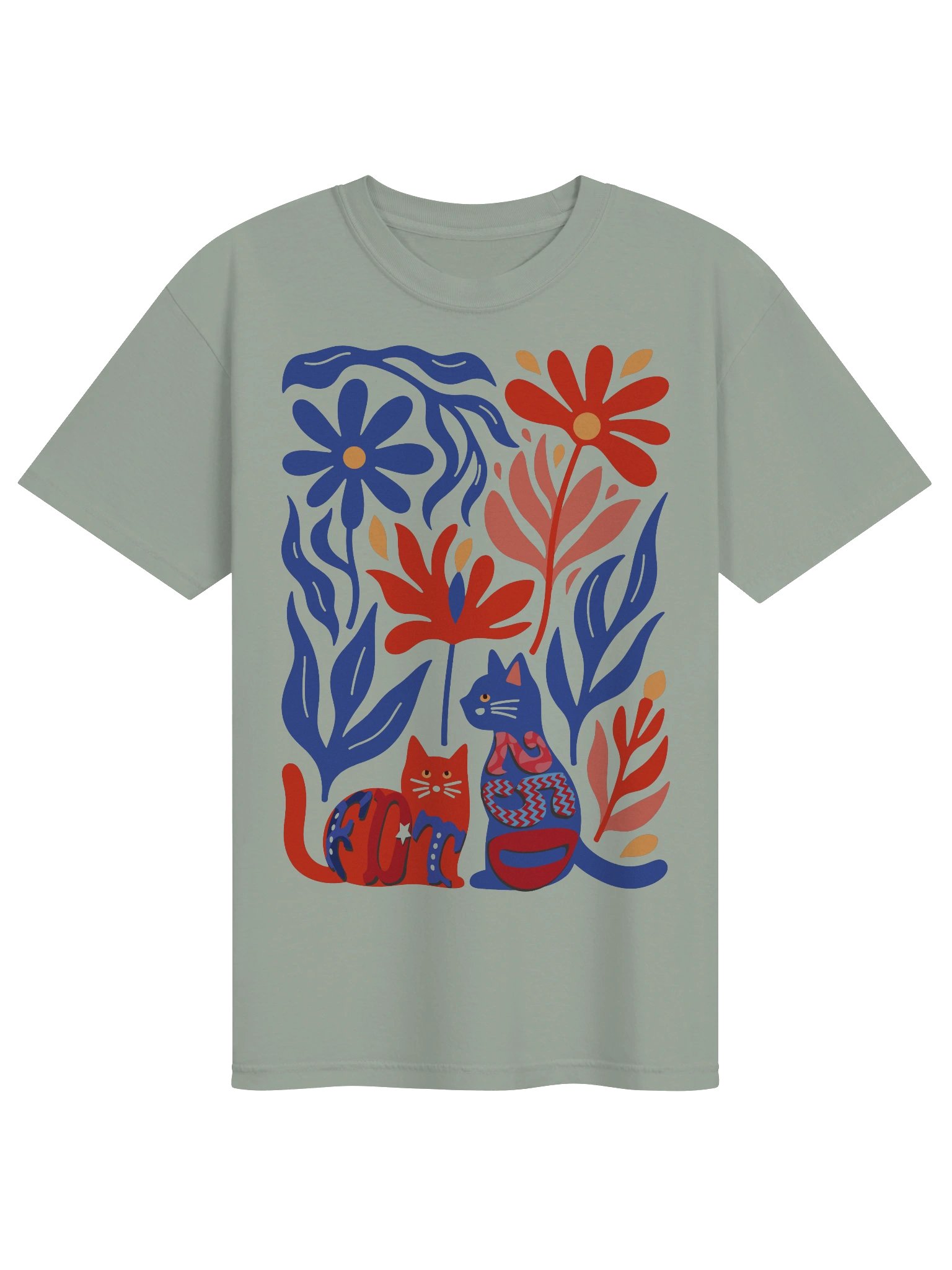 Subtle F Trump Cat Lover T-Shirt, Patriotic Floral FDT Liberal Political America July 4th 250th Anniversary product image (23)